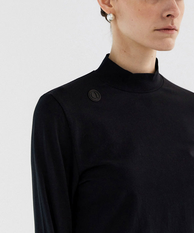 Anell Golf Slim Air Turtleneck - Black