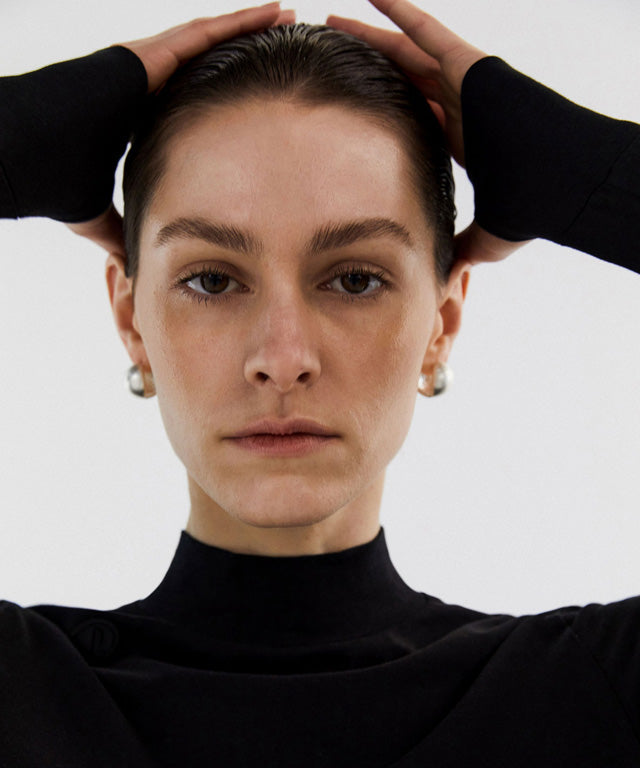Anell Golf Slim Air Turtleneck - Black