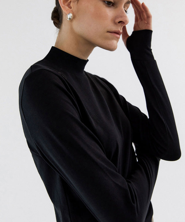 Anell Golf Slim Air Turtleneck - Black