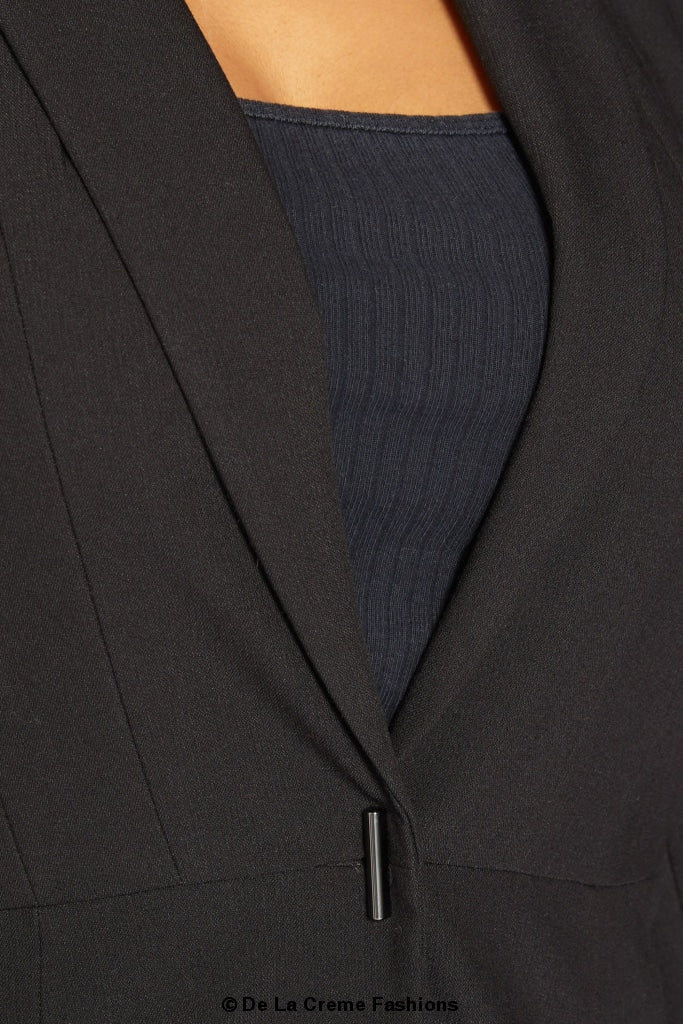 Black Casual Blazer