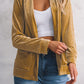 Open Front Velvet Blazer