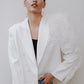 Lydia Ostrich Feather Blazer
